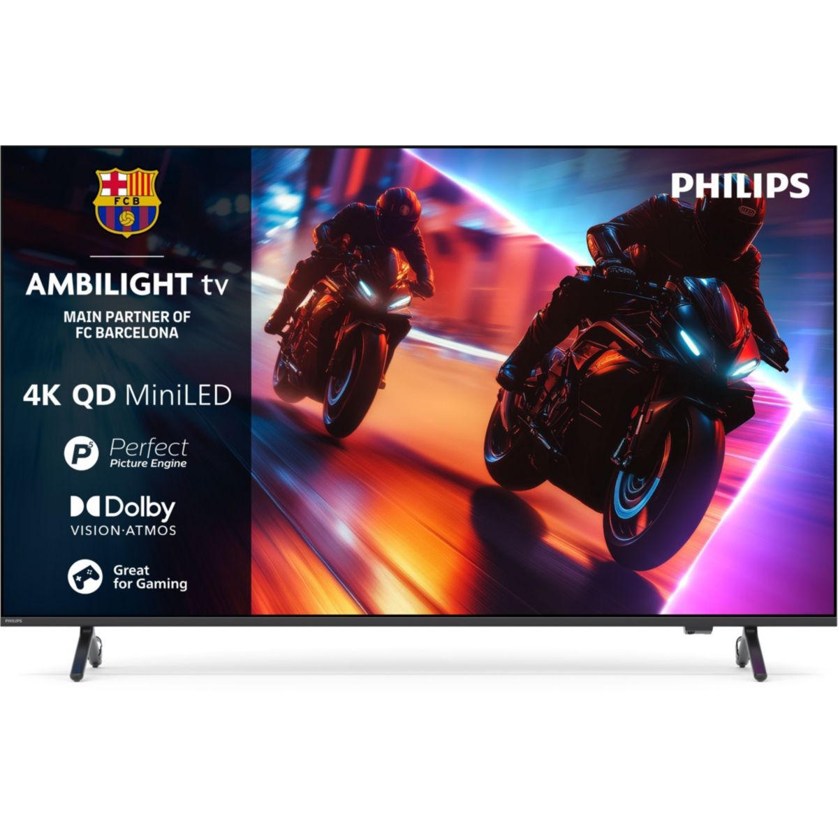Philips Tv Mini Led 55Mled910 Ambilight (139Cm) Noir Unique