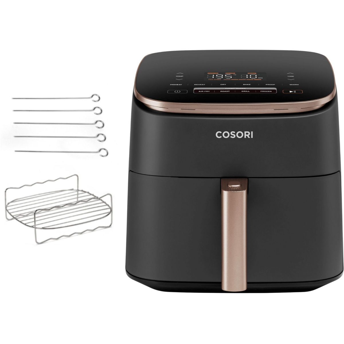 Cosori Friteuse Sans Huile Turbo Blaze Chef Edition 6 Litres Noir Unique