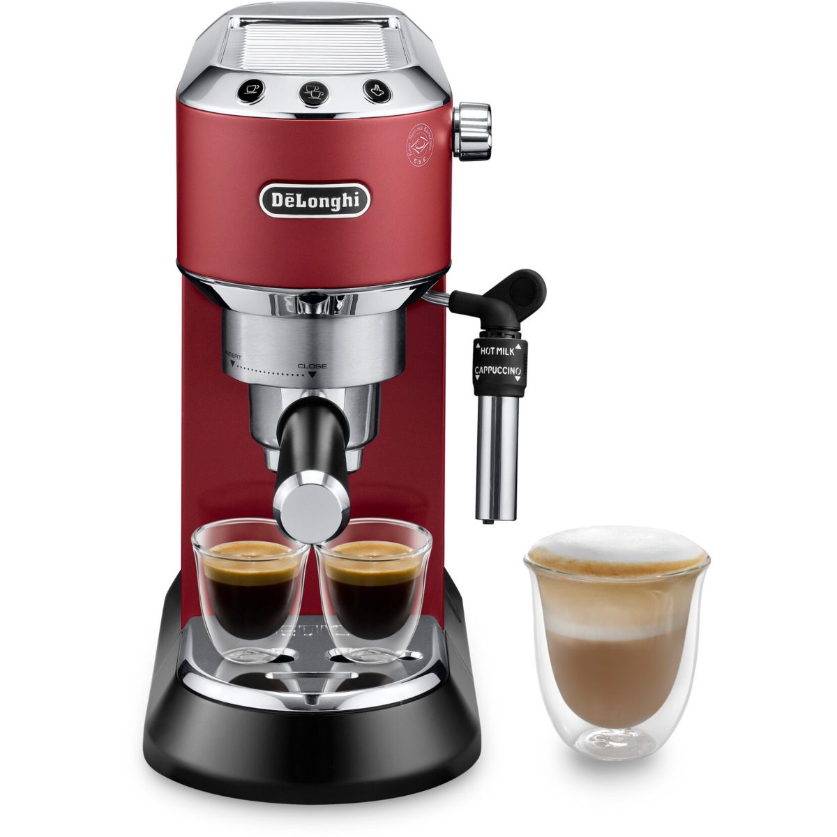 Delonghi Machine À Expresso Ec695.r Dedica Rouge Unique