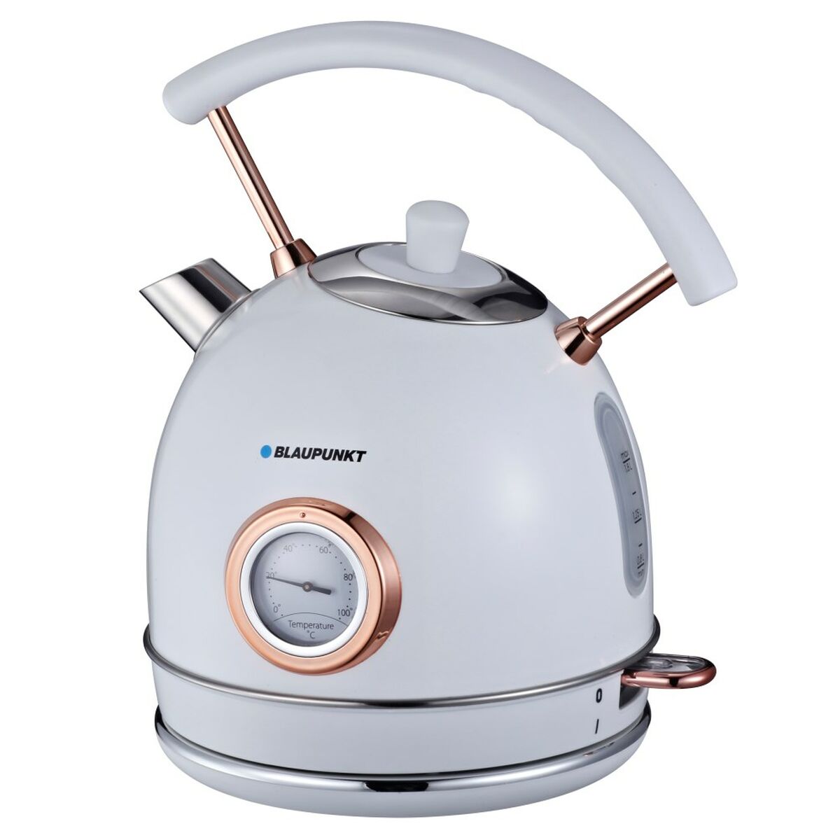 Blaupunkt Bouilloire Eks802wh Acier Inoxydable 1,8 Blanc Unique