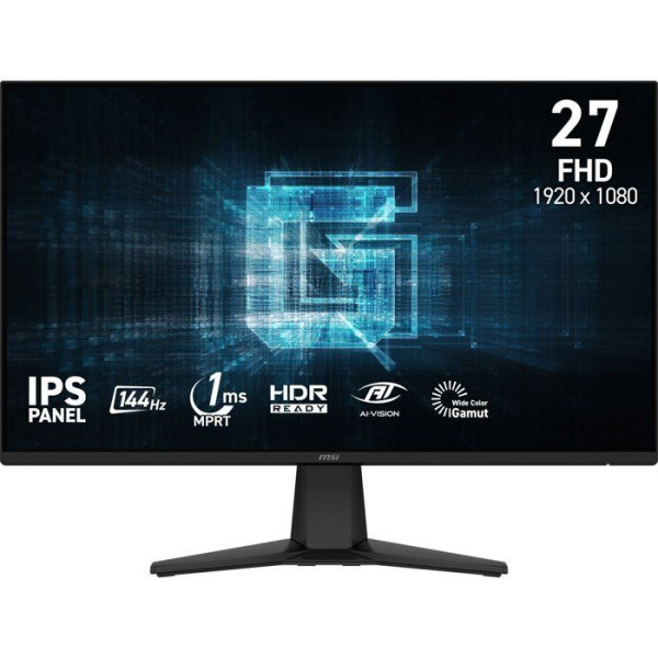 Msi Ecran Pc Gamer - 27 - Fhd - 144Hz - Dalle Ips - 1Ms - G275l E14 Multicolore Unique