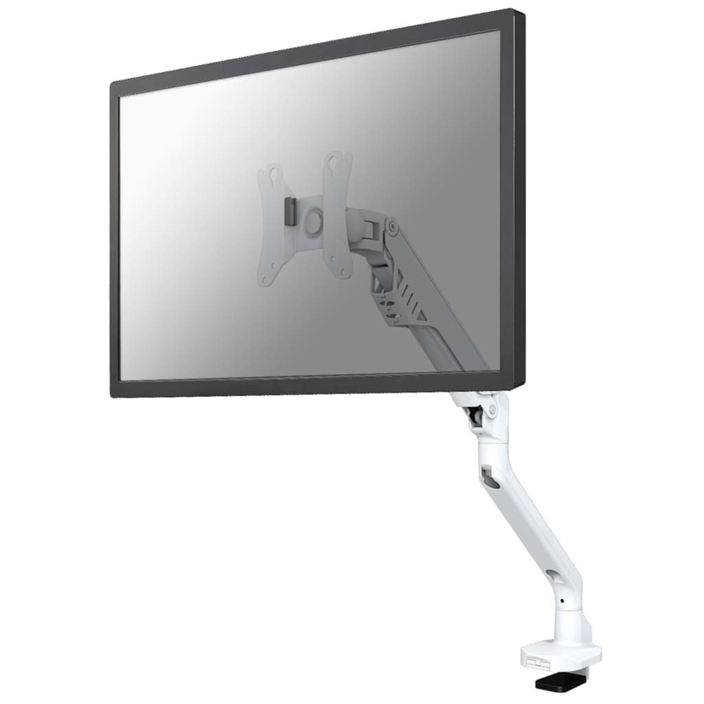 Newstar Support De Bureau Réglable De Moniteur 10"-32" 47 Cm Blanc Unique