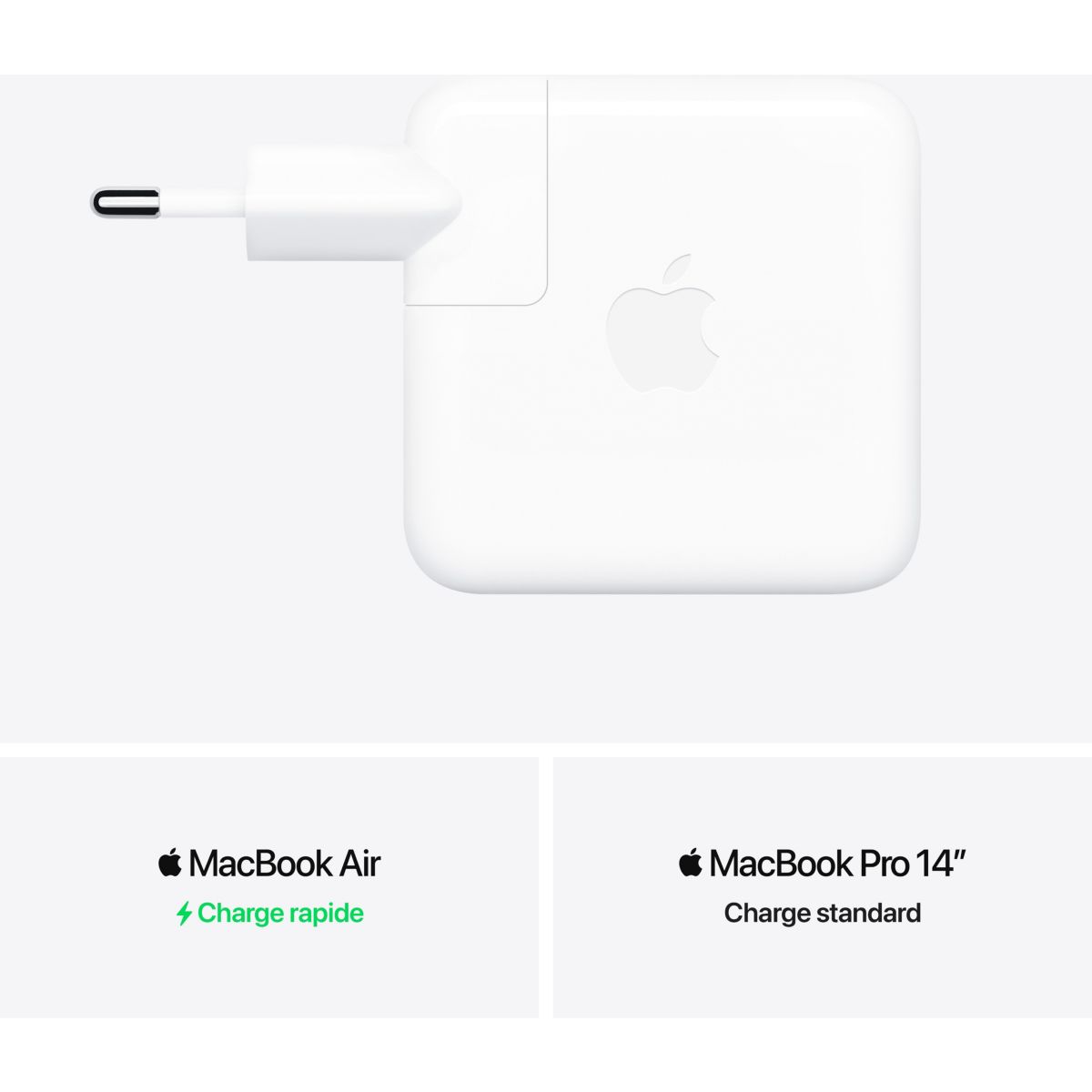 Apple Chargeur Ordinateur Portable Secteur 70W Usb-C Blanc Unique