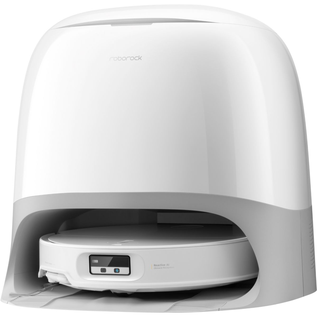 Roborock Robot Aspirateur Laveur Qrevo Curv 2 Prox Unisex Blanc Unique