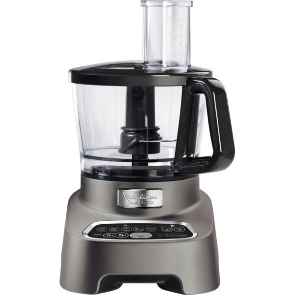 Moulinex Robot Multifonction Double Force Fp827e10 1000 W Gris Avec 10 Accessoires Multicolore Unique
