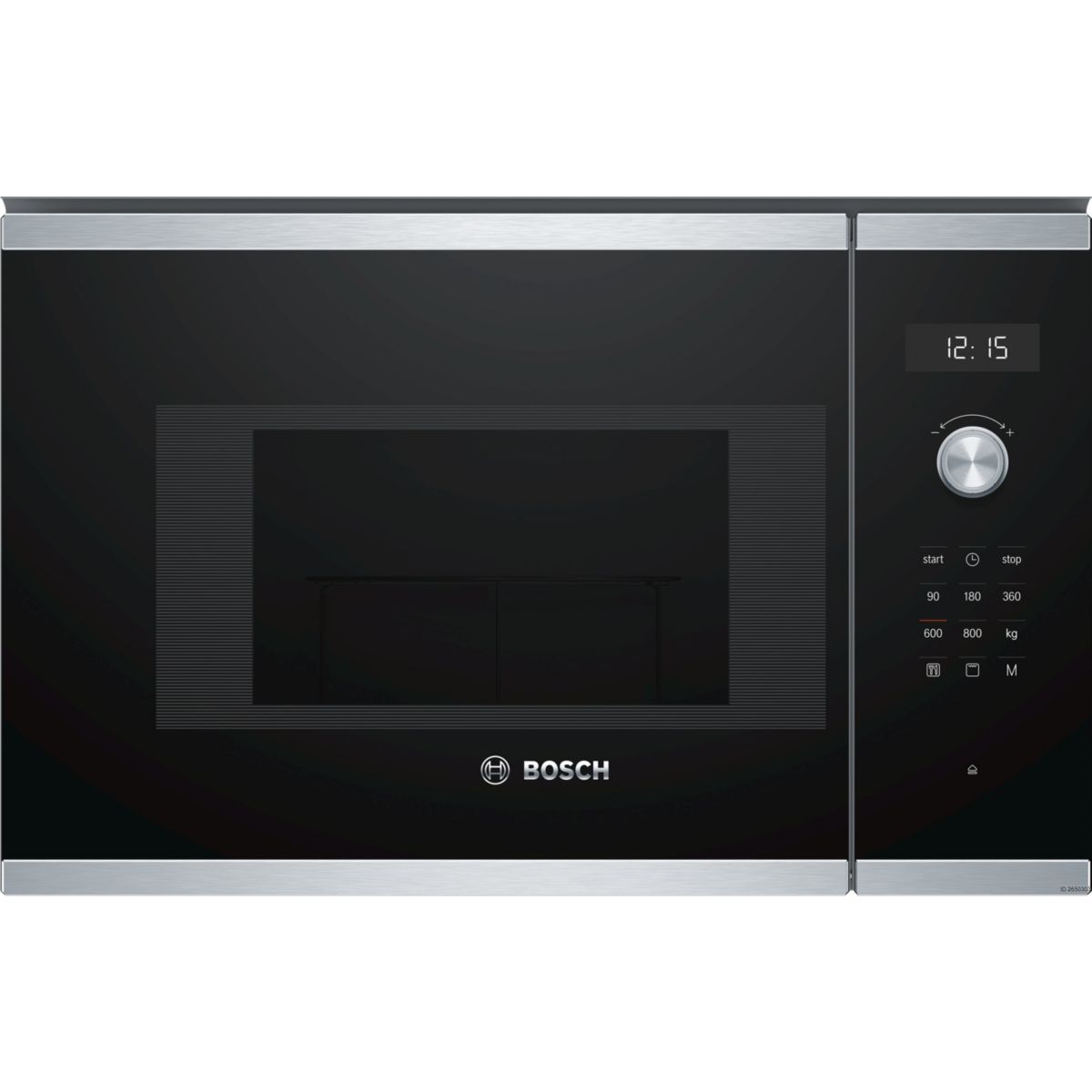 Bosch Micro Ondes Grill Encastrable Bel524ms0 Serie 6 Argenté Unique