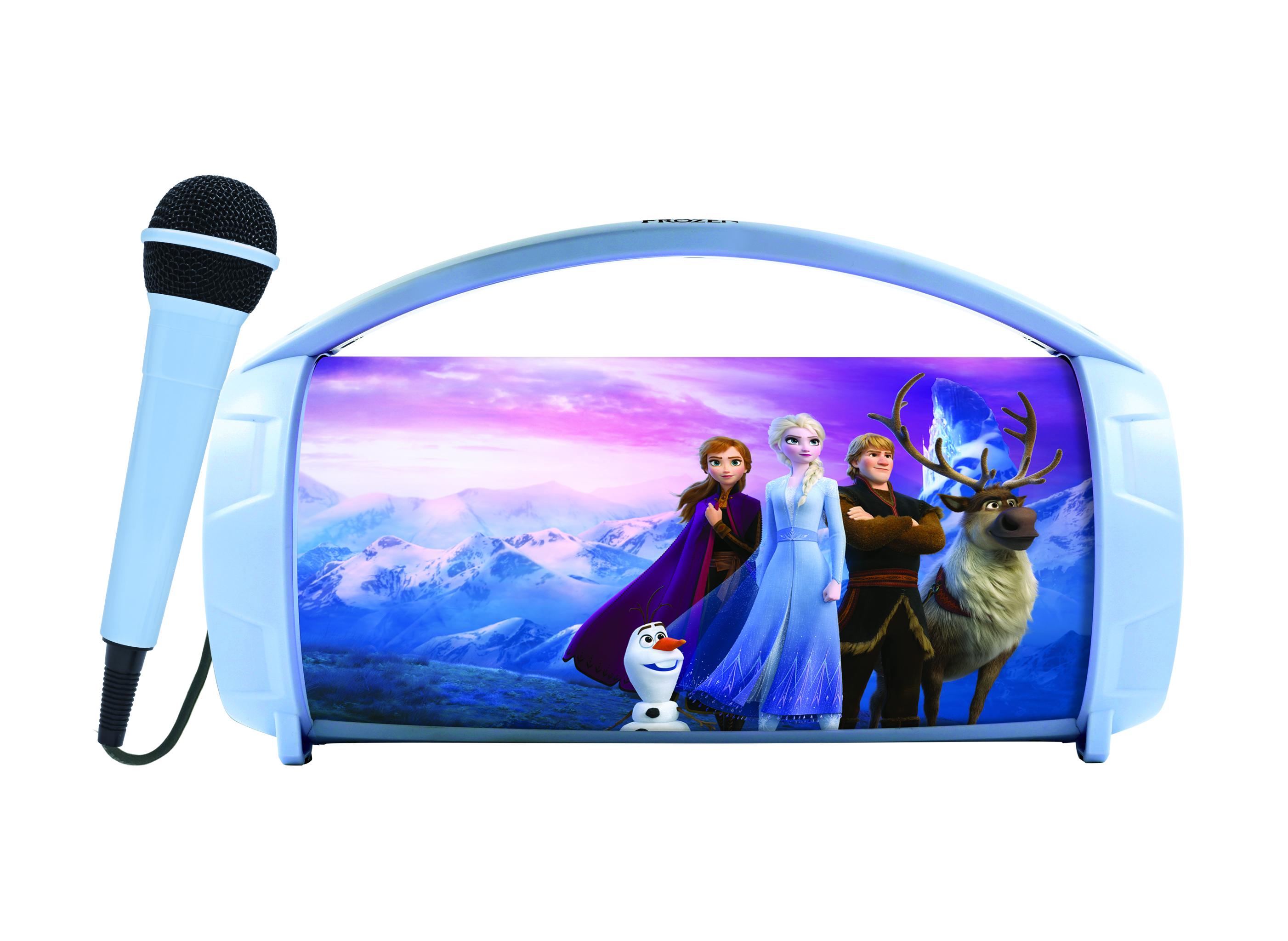 Lexibook Enceinte Bluetooth Lumineuse Avec Micro La Reine Des Neiges Bleu Unique