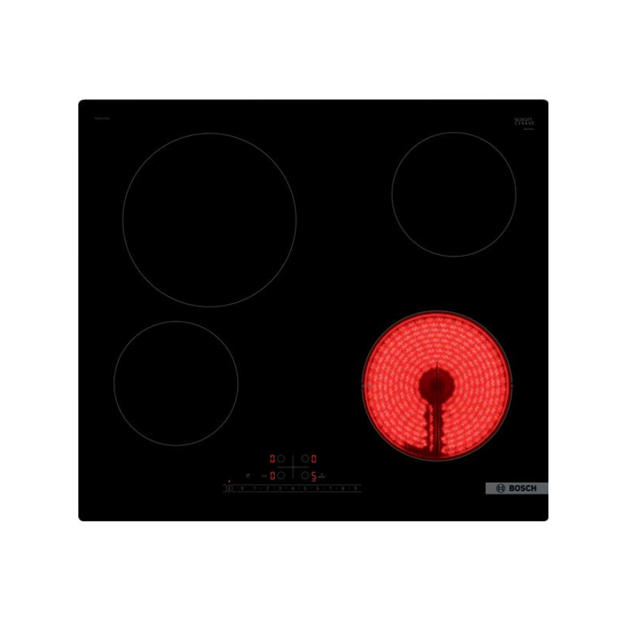 Bosch - Table De Cuisson Vitrocéramique 60Cm 4 Feux 6900W - Pke611fn8e Noir Unique