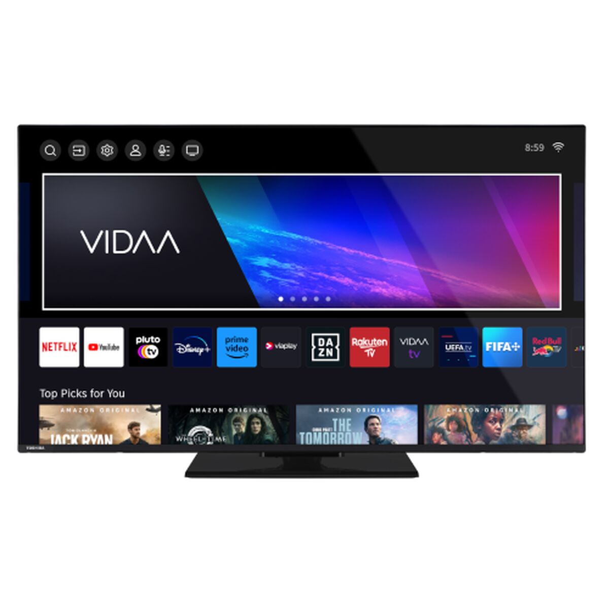 Toshiba Tv Intelligente 50Uv3463dg 4K Ultra Hd 50" D-Led Noir Unique