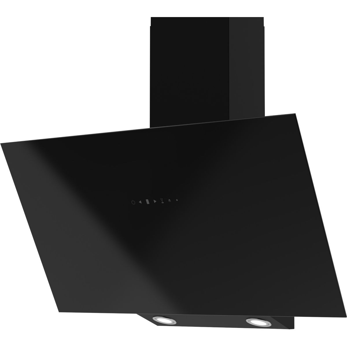 Airlux Hotte Décorative Murale Inclinée Ahmi671bk Noir Unique