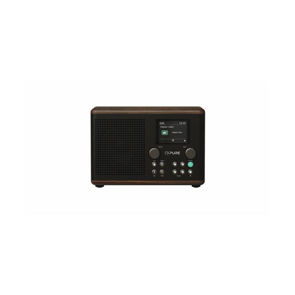 Pure Radio Bluetooth Classic H4 Noir Café Et Noyer Multicolore Unique