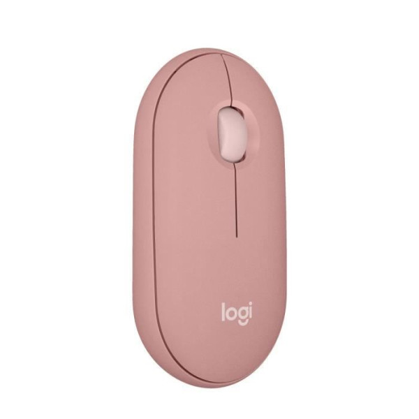 Logitech Souris - Sans Fil - Pebble Mouse 2 M350s - Rose Unique