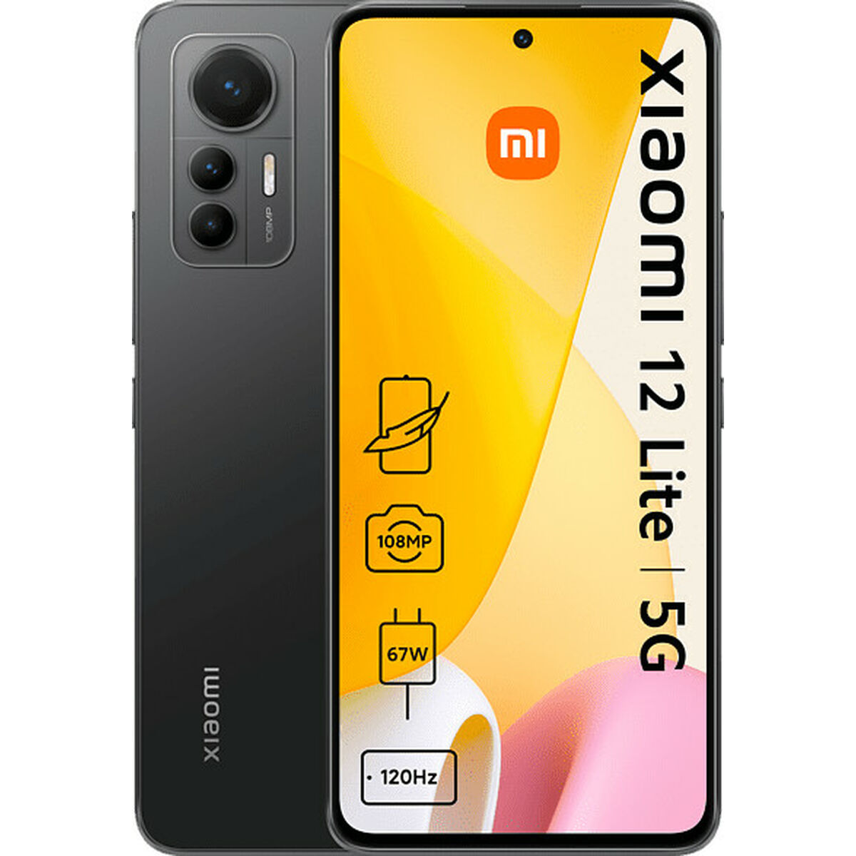 Xiaomi Smartphone 12 Lite 256 Gb 8 Gb Ram 6,55" Snapdragon 778G Noir Unique