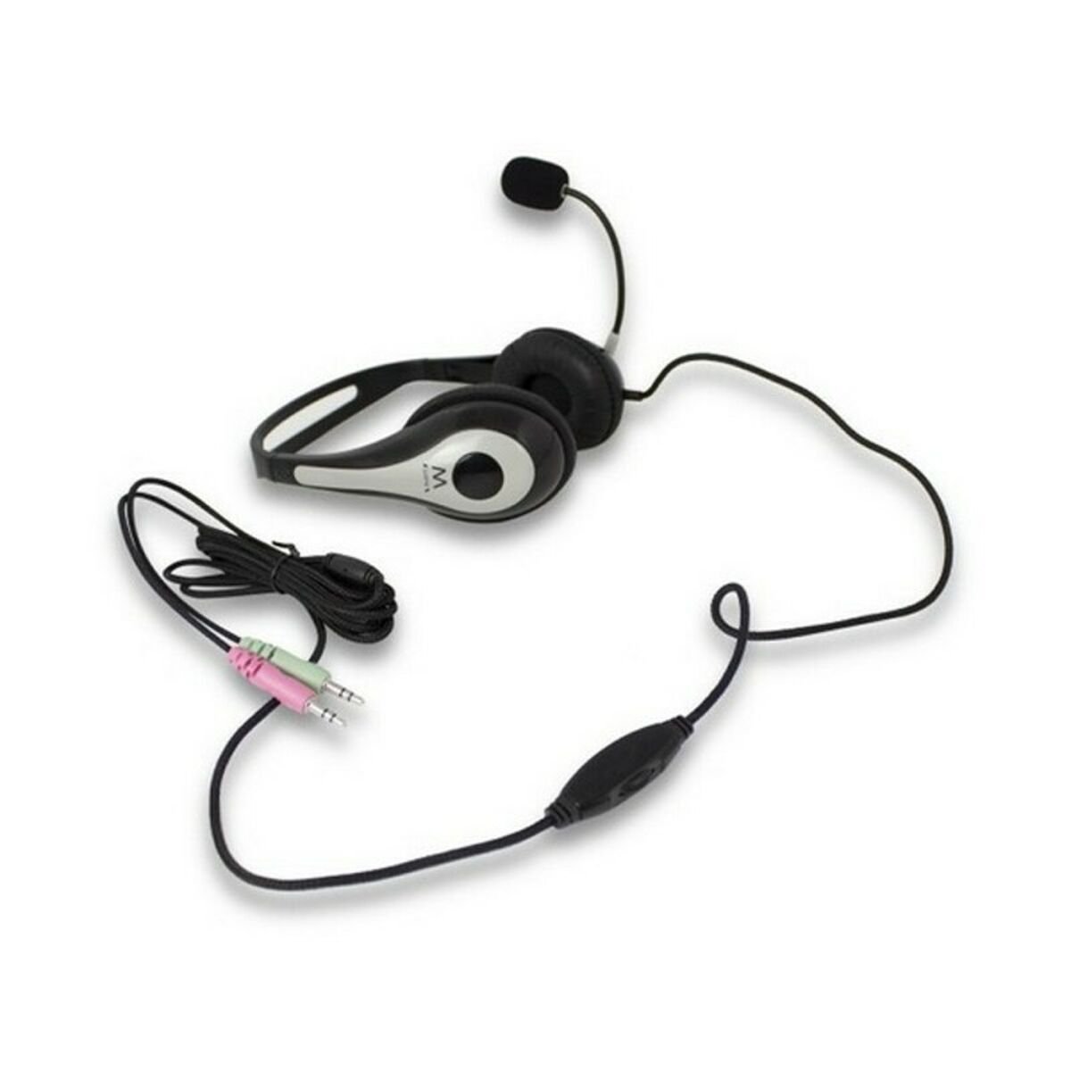 Ewent Casques Avec Microphone Ew3562 Noir Unique