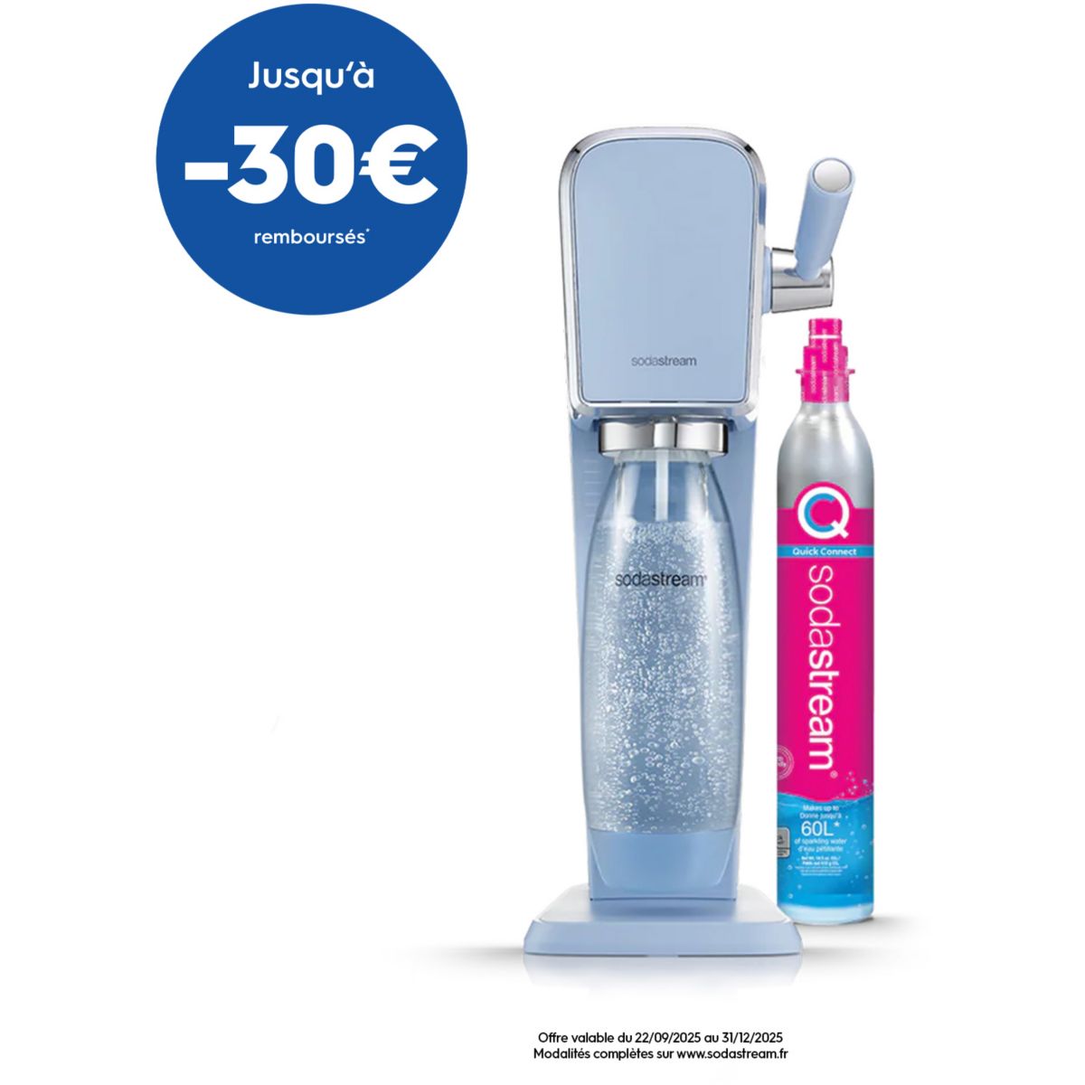 Sodastream Machine À Soda Art Pastel Bleu Unique
