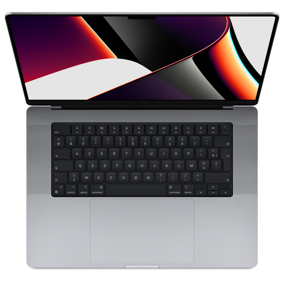 Apple Macbook Pro Retina 16" 2021 M1 Pro 3,2 Ghz 16 Go 512 Go Ssd Sidéral - Reconditionné Gris Unique