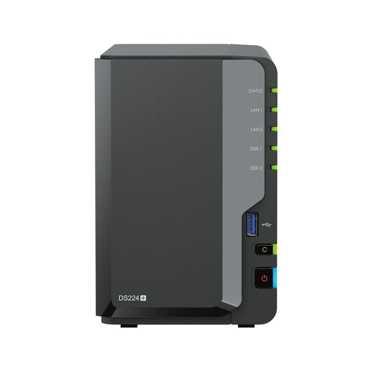 Synology Serveur Nas Ds224+ Noir Unique
