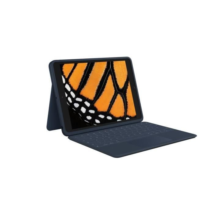 Logitech Etui Clavier - Rugged Combo 3 Touch - Pour Ipad 7E, 8E Et 9E Generations Azerty, Francais Unique