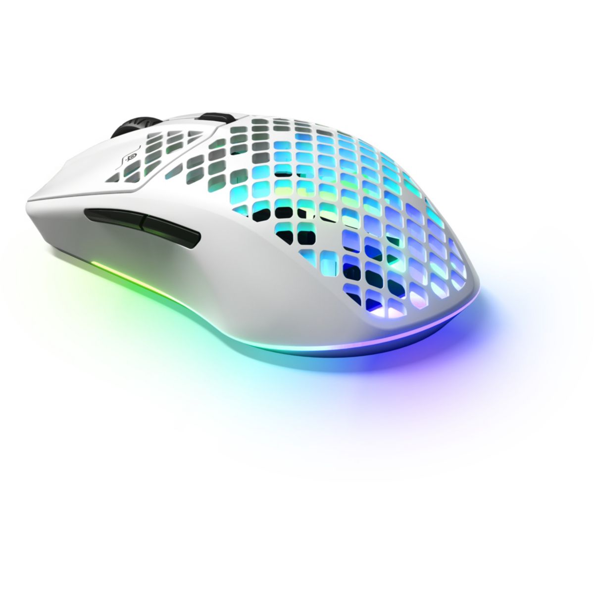 Steelseries Souris Gamer Sans Fil Aerox 3 Wireless (2022) Snow Blanc Unique