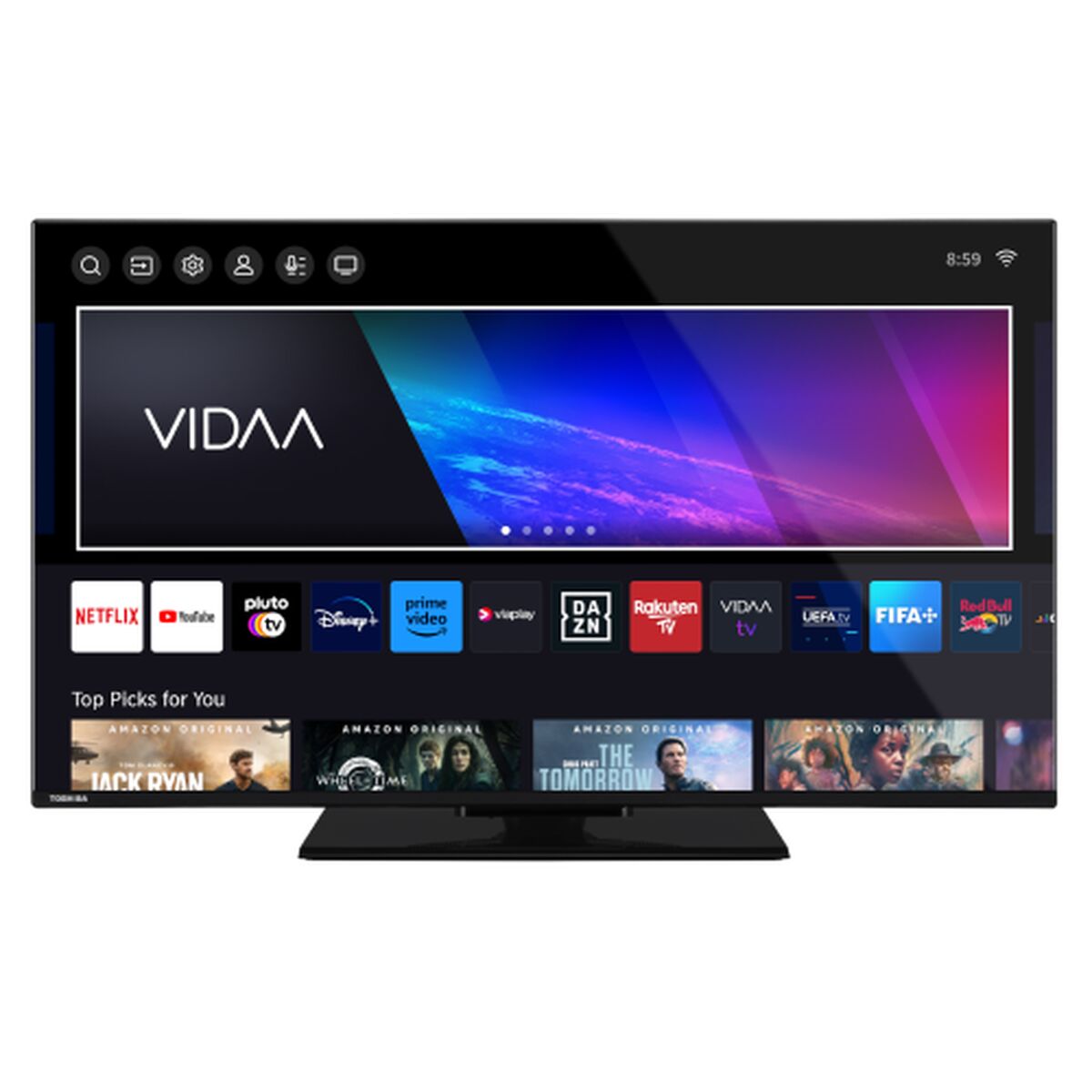 Toshiba Tv Intelligente 43Uv3463dg 4K Ultra Hd 43" D-Led Noir Unique