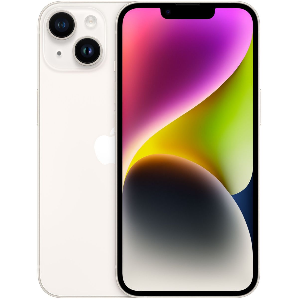 Apple Smartphone Iphone 14 Lumiere Stellaire 512Go 5G Blanc Unique