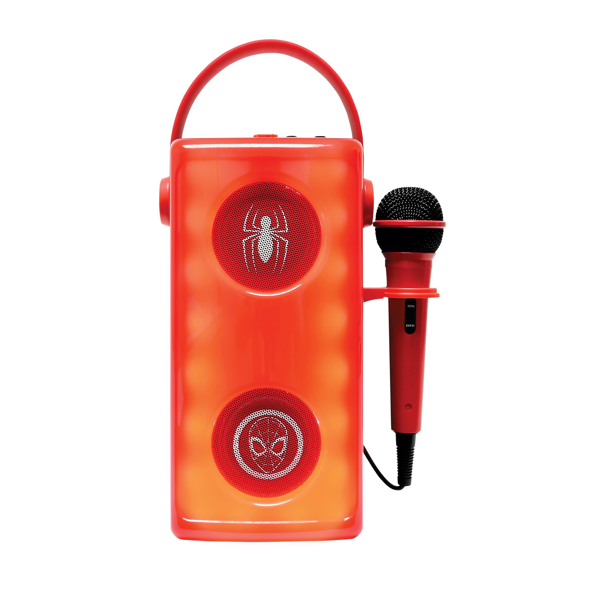 Lexibook Enceinte Bluetooth Lumineuse Avec Micro Spiderman Rouge Unique