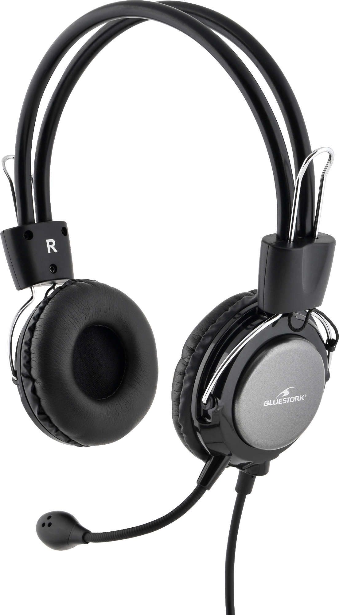 Bluestork Casque Informatique Mc 201 Noir Unique