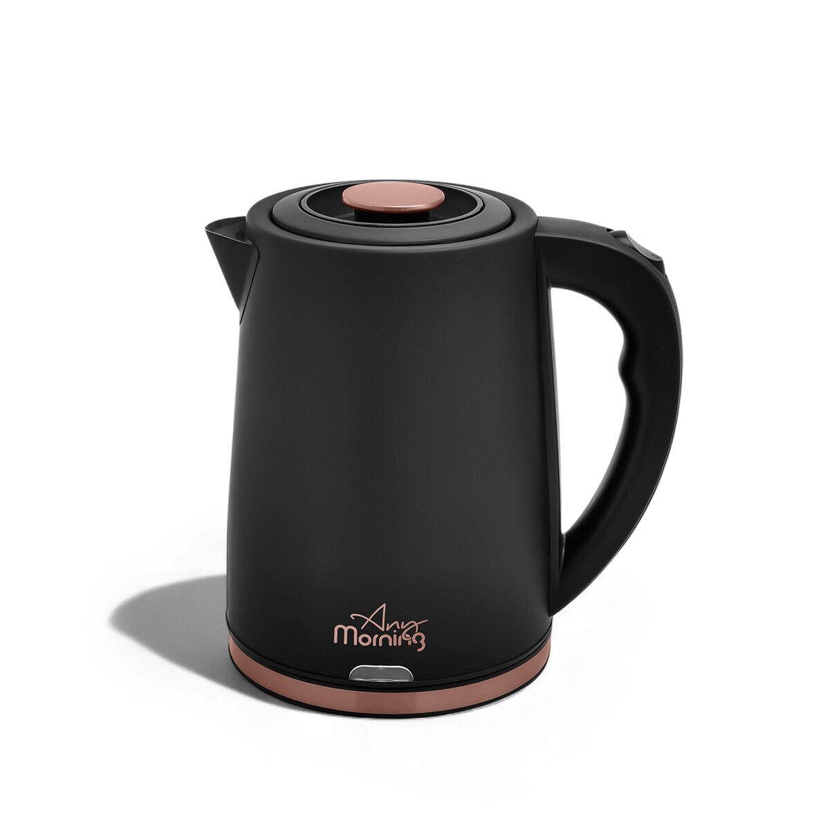 Any Morning Bouilloire Acier Inoxydable 1,8 Noir Unique