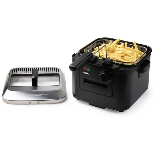 Domo Friteuse Electrique 4L 2000W Noir - Do545fr Multicolore Unique