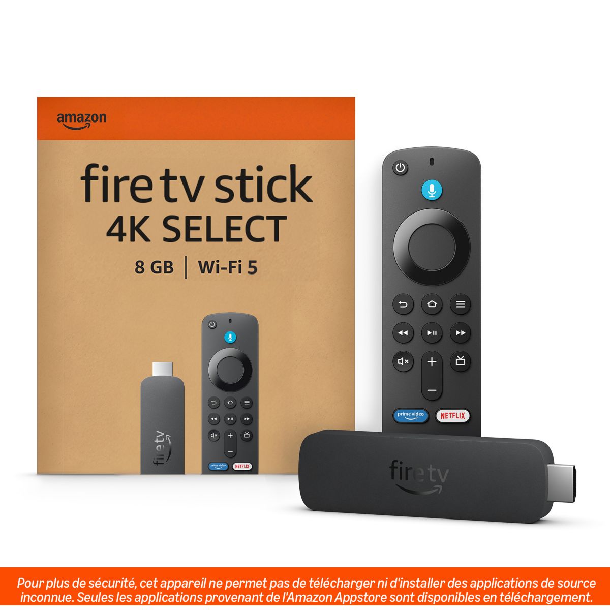Amazon Passerelle Multimédia Fire Tv Stick 4K Select Noir Unique