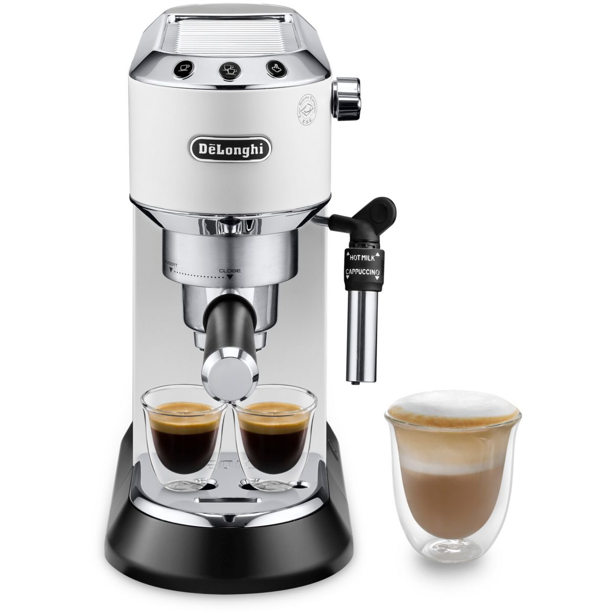 Delonghi Machine À Expresso Ec695.w Dedica Blanc Unique