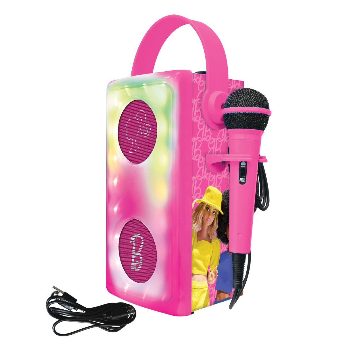 Lexibook Puissante Enceinte Bluetooth Lumineuse Barbie Avec Micro Violet Unique