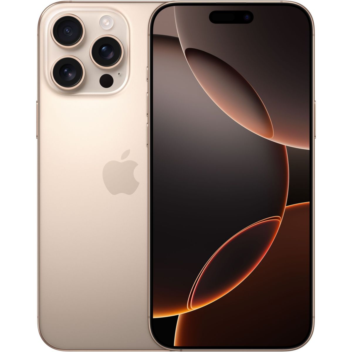 Apple Smartphone Iphone 16 Pro Max Titane Sable 256Go Beige Clair Unique