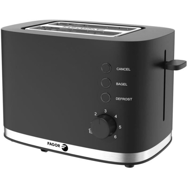 Fagor Grille Pain - Toaster Electrique Grill Pain - Fg250 - 4 Fonctions : Bagel, Réchauffage, Annulation, Décongélation Multicolore Unique