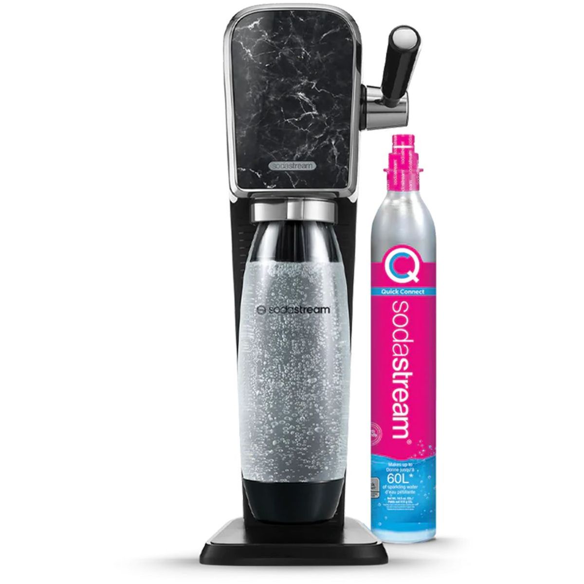 Sodastream Machine À Soda Edition Limitée Art Marbre Effect Noir Unique