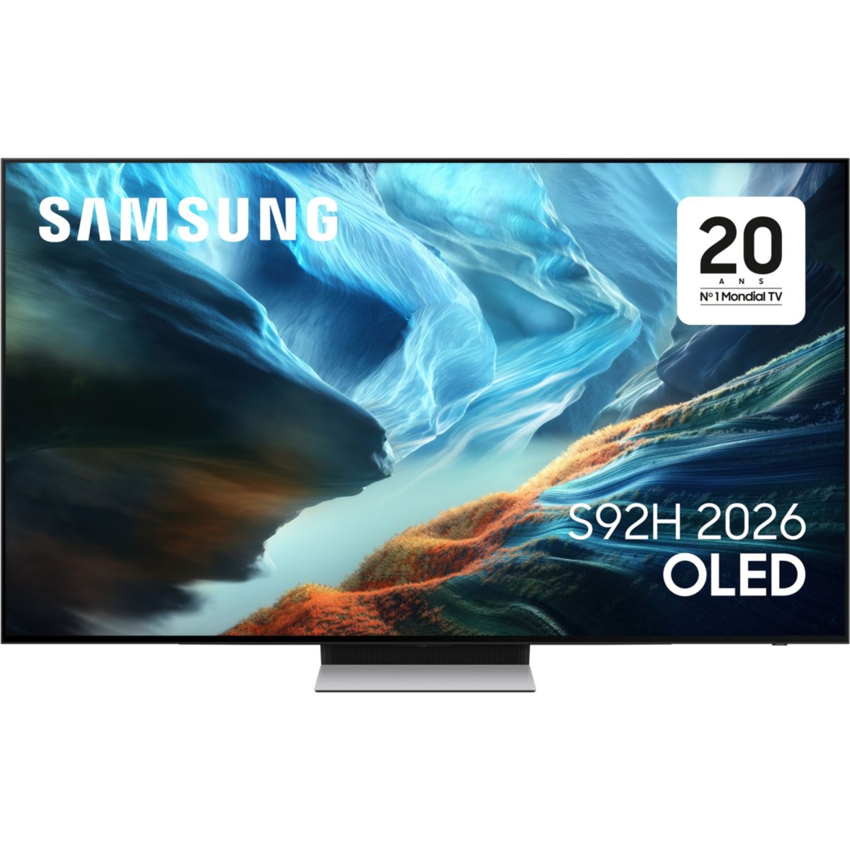 Samsung Tv Oled Tq65s92h (2026) 65" (163 Cm) 4K - Expérience Gaming, Smart Tv Avec Ia, Sans Reflet Noir Unique
