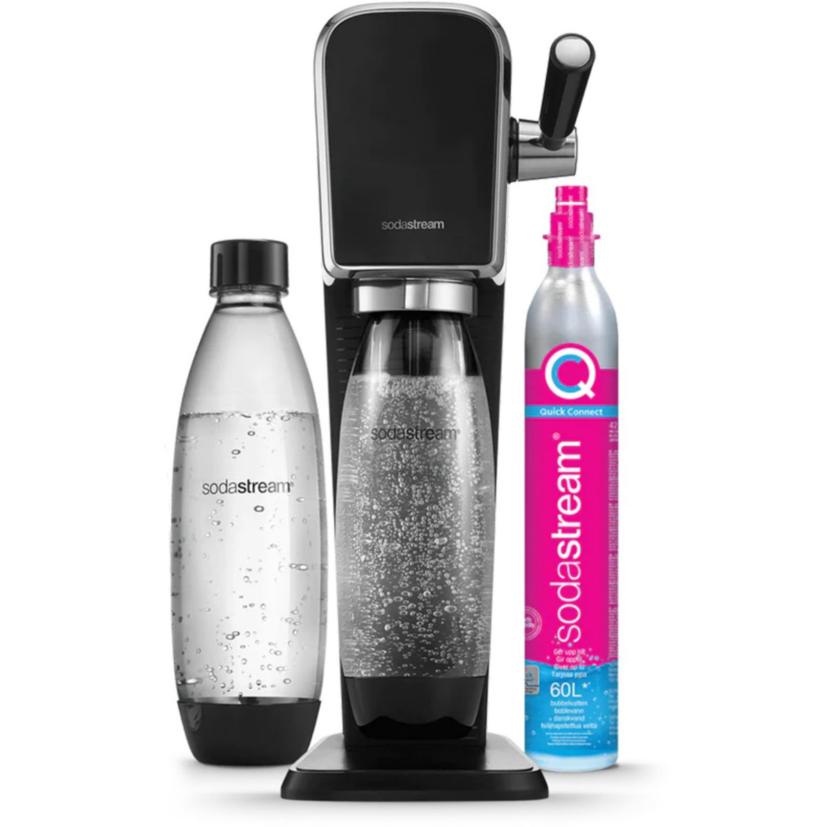 Sodastream Machine À Soda Art E Pack Lave-Vaisselle Noir Unique