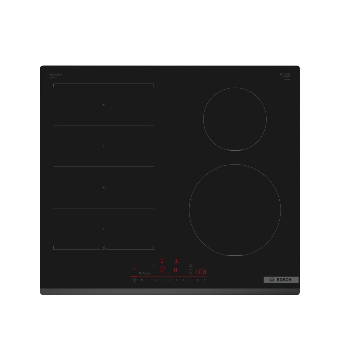 Bosch - Table De Cuisson À Induction 60Cm 4 Foyers 7400W - Pix631hc1e Noir Unique