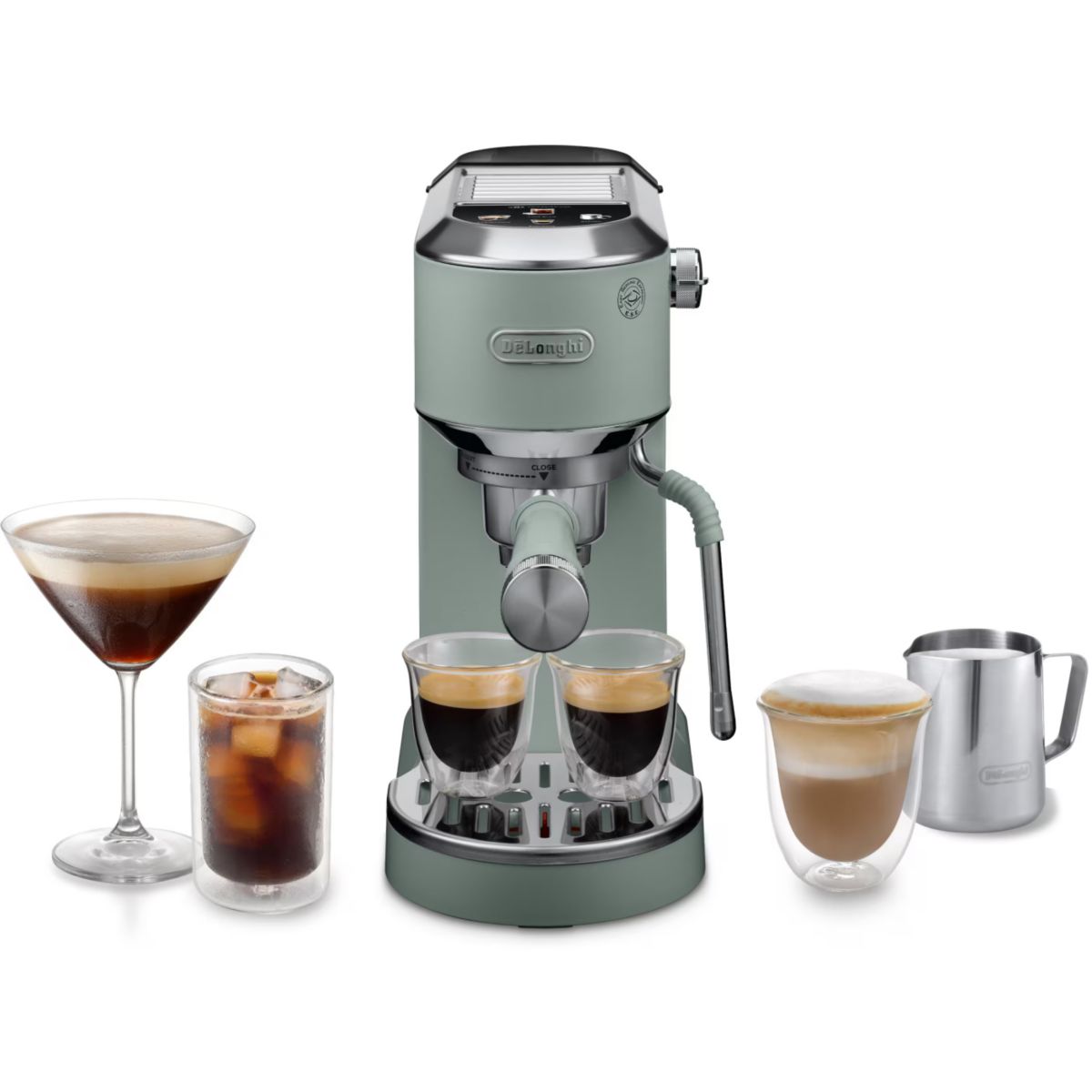 Delonghi Machine À Expresso Ec890.gr Dedica Duo Verte Unique