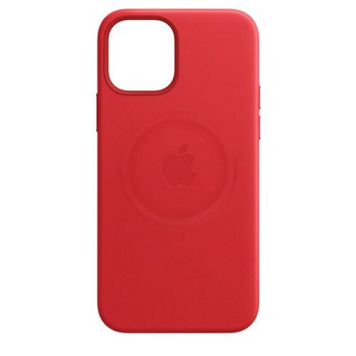 Apple Coque En Cuir Magsafe Pour Iphone 12 Mini Rouge Unique