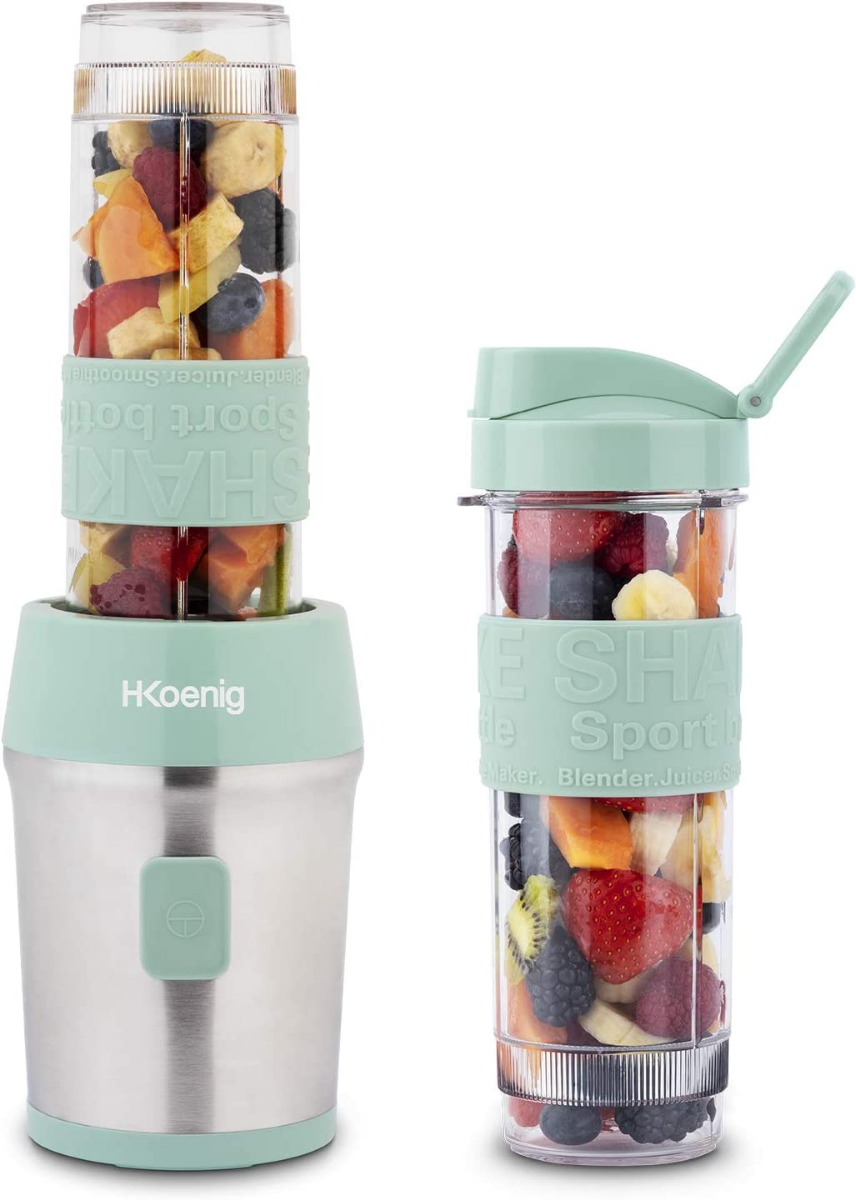 H.koenig Mini Blender Pastel Transportable Koenig Smoo18 Vert Unique
