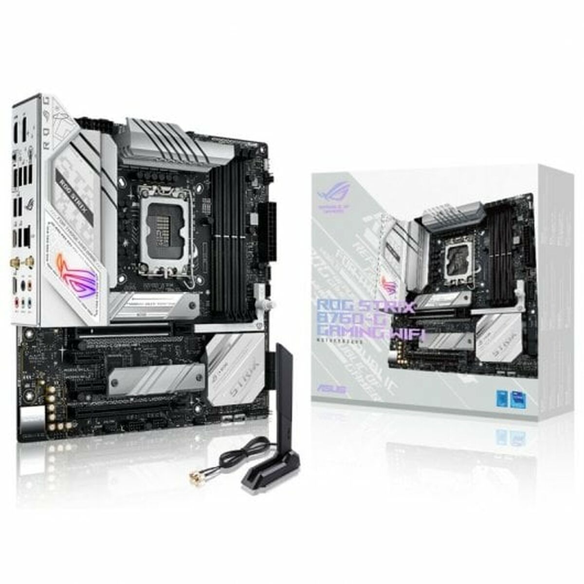 Asus Carte Mère Rog Strix B760-G Gaming Wifi Intel Intel B760 Lga 1700 Argenté Unique