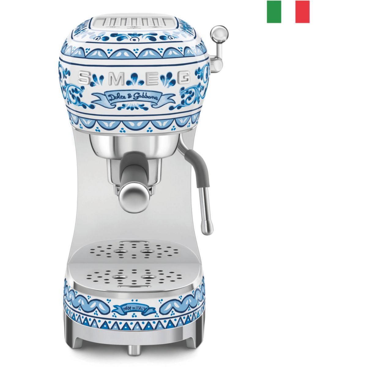 Smeg Machine À Expresso Ecf02dgbeu Argenté Unique