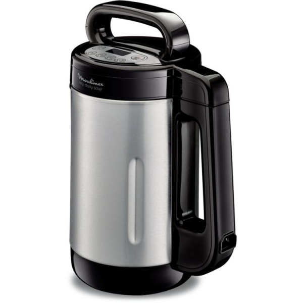 Moulinex Lm542810 Blender Chauffant My Daily Soup Mixeur Soupes, Smoothies, Gaspachos, Compotes, 1,2 Litre Noir Unique