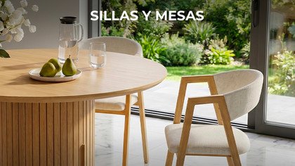 Sillas y mesas