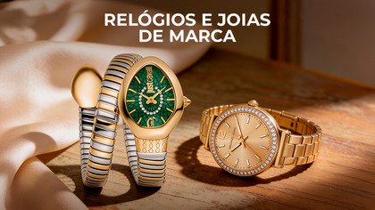 Relógios e joias de marca