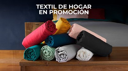 Textil de hogar en promoción