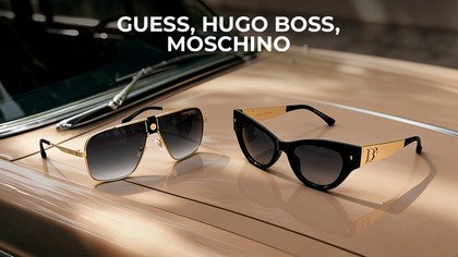 Guess, Hugo Boss, Moschino