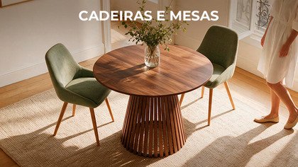 Cadeiras e mesas