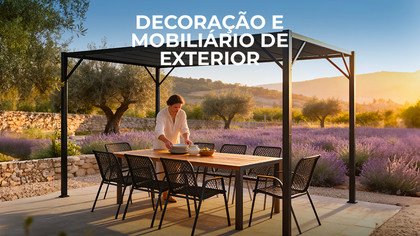 Decoração e mobiliário de exterior